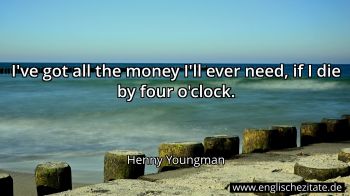 Englisches Zitat von Henny Youngman als Bild