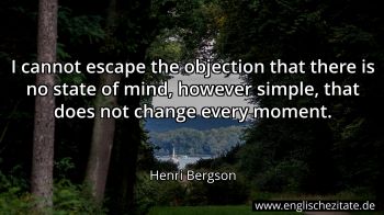 Englisches Zitat von Henri Bergson als Bild