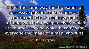 Englisches Zitat von Henri Bergson als Bild
