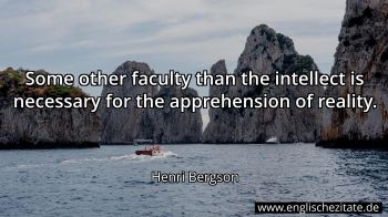 Englisches Zitat von Henri Bergson als Bild