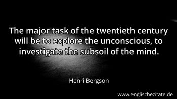 Englisches Zitat von Henri Bergson als Bild