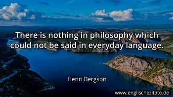 Englisches Zitat von Henri Bergson als Bild