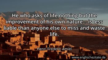 Englisches Zitat von Henri Frederic Amiel als Bild