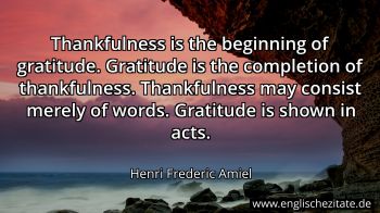 Dankbarkeit Thankfulness Zitate Auf Englisch