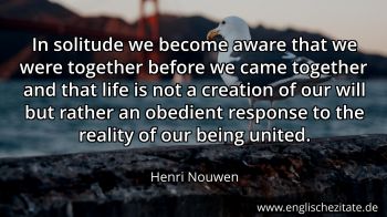 Englisches Zitat von Henri Nouwen als Bild