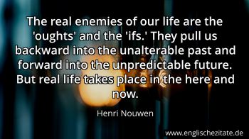 Englisches Zitat von Henri Nouwen als Bild