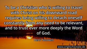 Englisches Zitat von Henri Nouwen als Bild