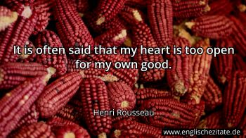 Englisches Zitat von Henri Rousseau als Bild