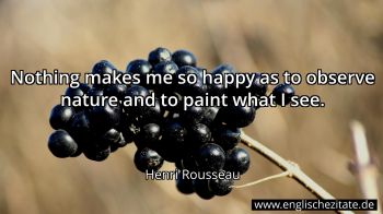 Englisches Zitat von Henri Rousseau als Bild