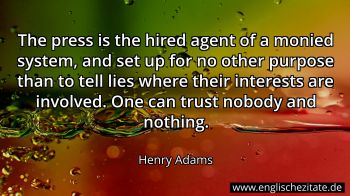 Englisches Zitat von Henry Adams als Bild