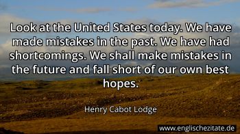 Englisches Zitat von Henry Cabot Lodge als Bild