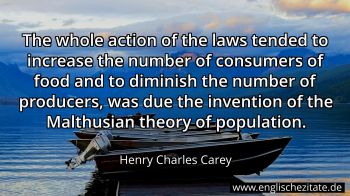 Englisches Zitat von Henry Charles Carey als Bild