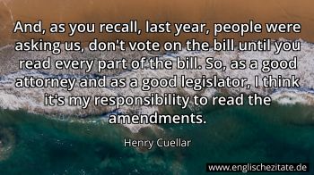 Englisches Zitat von Henry Cuellar als Bild