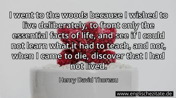 Englisches Zitat von Henry David Thoreau als Bild