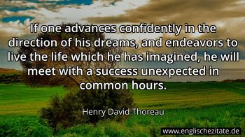 Englisches Zitat von Henry David Thoreau als Bild