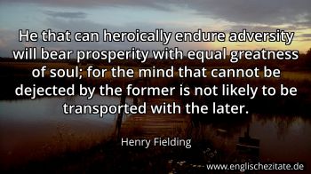 Englisches Zitat von Henry Fielding als Bild