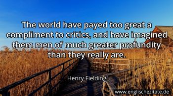 Englisches Zitat von Henry Fielding als Bild