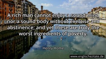 Englisches Zitat von Henry Home als Bild