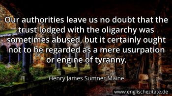 Englisches Zitat von Henry James Sumner Maine als Bild