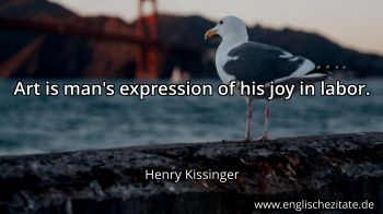 Englisches Zitat von Henry Kissinger als Bild