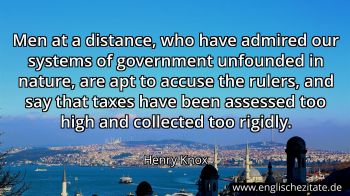 Englisches Zitat von Henry Knox als Bild