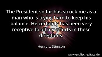 Englisches Zitat von Henry L. Stimson als Bild