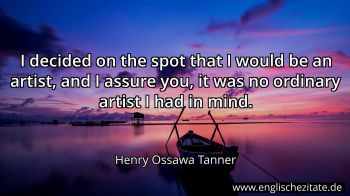 Englisches Zitat von Henry Ossawa Tanner als Bild