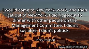 Englisches Zitat von Henry Paulson als Bild