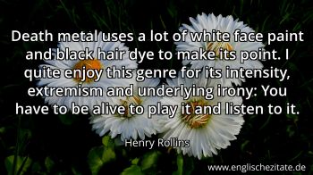 Englisches Zitat von Henry Rollins als Bild