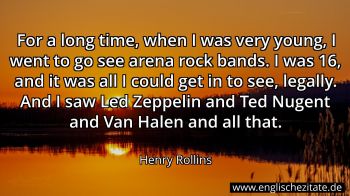 Englisches Zitat von Henry Rollins als Bild