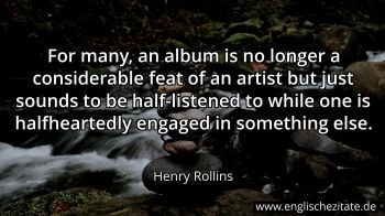 Englisches Zitat von Henry Rollins als Bild