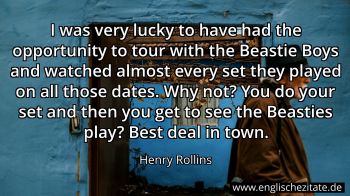 Englisches Zitat von Henry Rollins als Bild