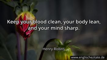 Englisches Zitat von Henry Rollins als Bild