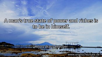 Englisches Zitat von Henry Ward Beecher als Bild