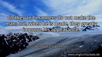 Englisches Zitat von Henry Ward Beecher als Bild