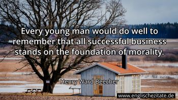 Englisches Zitat von Henry Ward Beecher als Bild