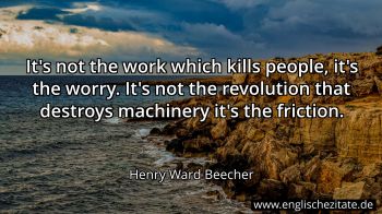 Englisches Zitat von Henry Ward Beecher als Bild