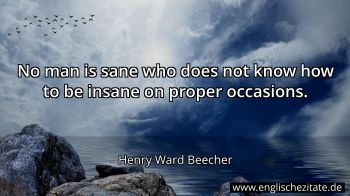 Englisches Zitat von Henry Ward Beecher als Bild