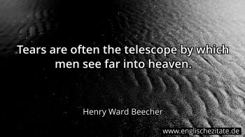 Englisches Zitat von Henry Ward Beecher als Bild