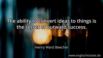Englisches Zitat von Henry Ward Beecher als Bild