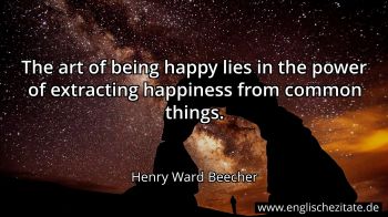 Englisches Zitat von Henry Ward Beecher als Bild
