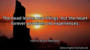 Englisches Zitat von Henry Ward Beecher als Bild