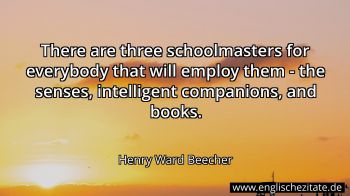 Englisches Zitat von Henry Ward Beecher als Bild