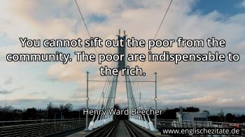 Englisches Zitat von Henry Ward Beecher als Bild