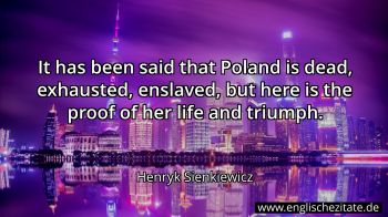 Englisches Zitat von Henryk Sienkiewicz als Bild