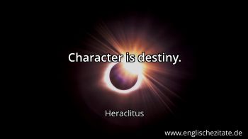 Englisches Zitat von Heraclitus als Bild