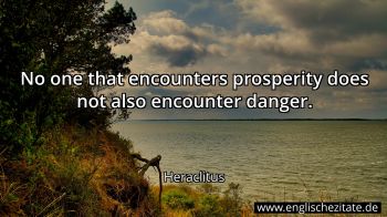 Englisches Zitat von Heraclitus als Bild