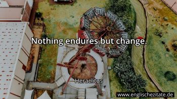 Englisches Zitat von Heraclitus als Bild