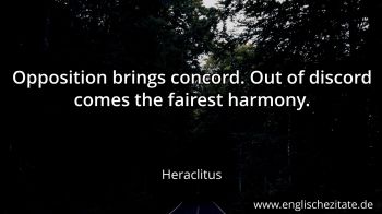 Englisches Zitat von Heraclitus als Bild