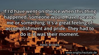 Englisches Zitat von Herb Brooks als Bild